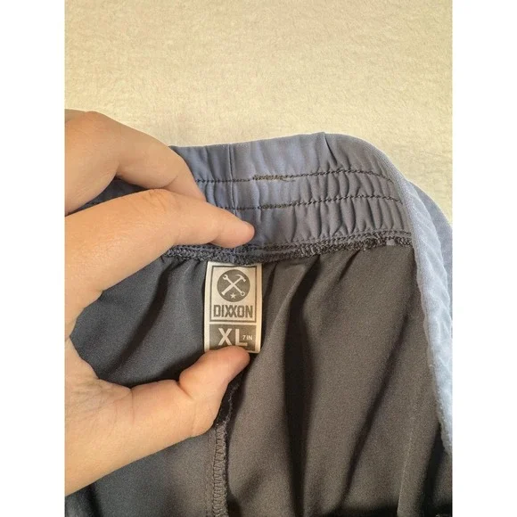 Dixxon Shorts Mens XL Gray 7 In Inseam Elastic Waist Drawstring Lightweight - Picture 2 of 7